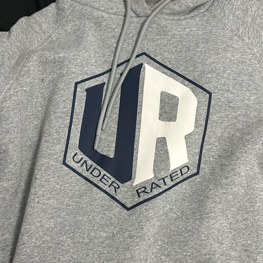 Grey graphic hoodie